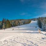 Skipiste bei der Roten 8er Höhebahn - Winterfoto Wagrain